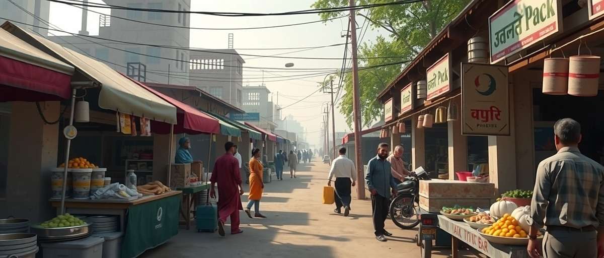 Punjagutta Pioneers - Market Life Simulation Punjagutta Pioneers gameplay showing busy market scene with Indian vendors and customers